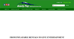 Desktop Screenshot of gravityplayevents.com